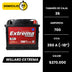 Batería Willard Extrema 700 / Caja 36 / Polaridad Derecha