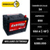 Batería Willard Extrema 850 / Caja 34 / Polaridad Derecha / En Descuento