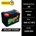 Batería Willard Titanio 900 / Caja 48 / Polaridad Derecha