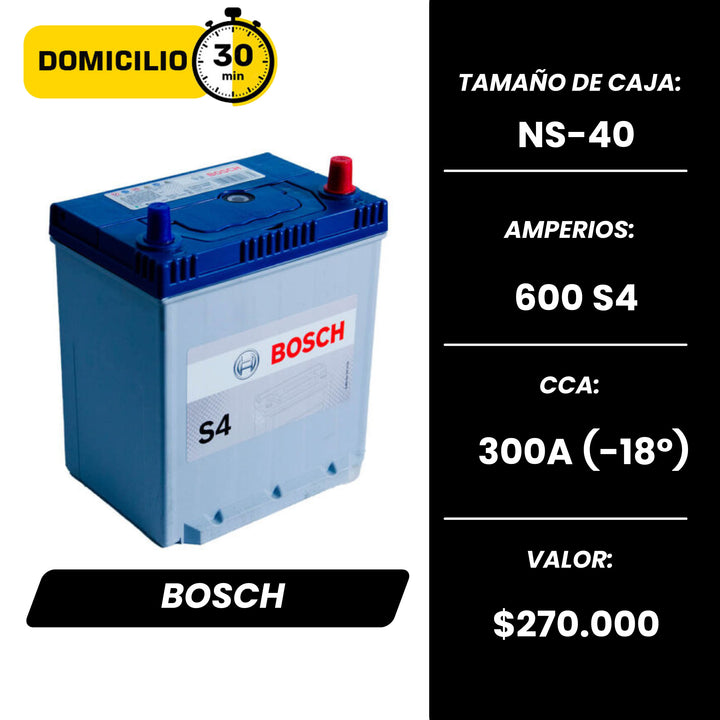 Batería Bosch S4 600 / Caja NS-40