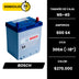 Batería Bosch S4 600 / Caja NS-40