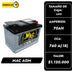 Batería Mac Agm 70AH / Caja LN3 / Polaridad Derecha