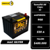 Batería Mac Silver 900 / Caja 85 / Polaridad Derecha