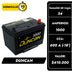 Baterías Duncan 1000 / Caja 34 / Polaridad Derecha