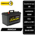 Baterías Duncan 1000 / Caja 35 / Polaridad Izquierda