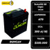 Baterías Duncan Liberty 670 / Caja NS40/
