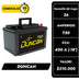 Baterías Duncan Liberty 750 / Caja 36 / Polaridad Derecha